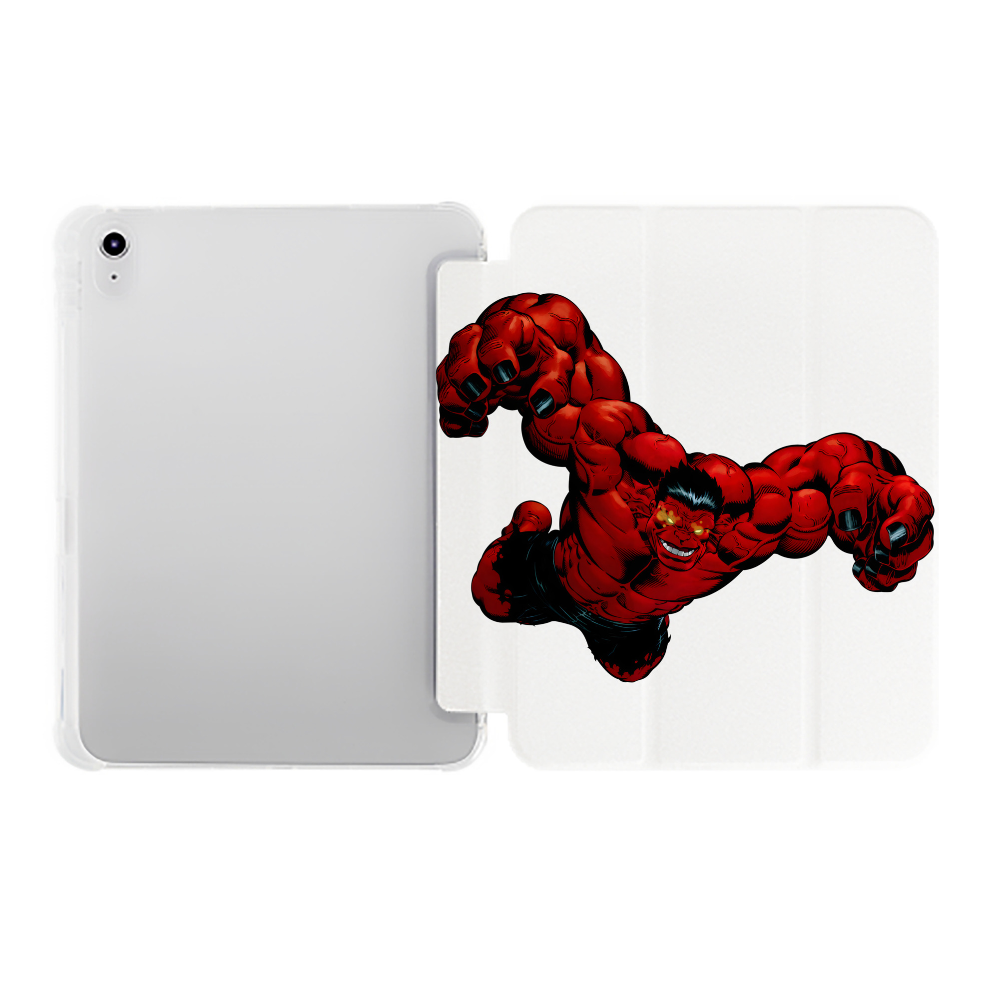 （画像用） アベンジャーズ The Avengers IPad ケース ペン収納付き 三つ折りスタンド PUレザー×シリコン 対応機種9.5/10.5/10.9インチ